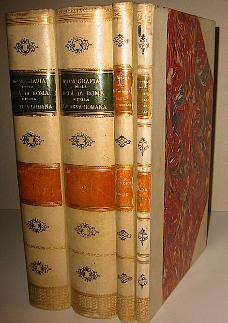 Direzione della Statistica Generale Ministero di Agricoltura, Industria e Commercio. Monografia della città  di Roma e della Campagna Romana. Volume primo (e Volume secondo, più due volumi di Appendice) 1881 Roma Tipografia Elzeviriana nel Ministero delle Finanze